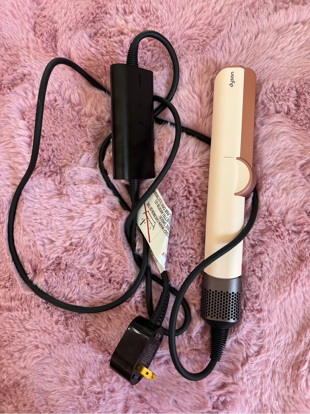 Dyson Airstrait hair straightener pink